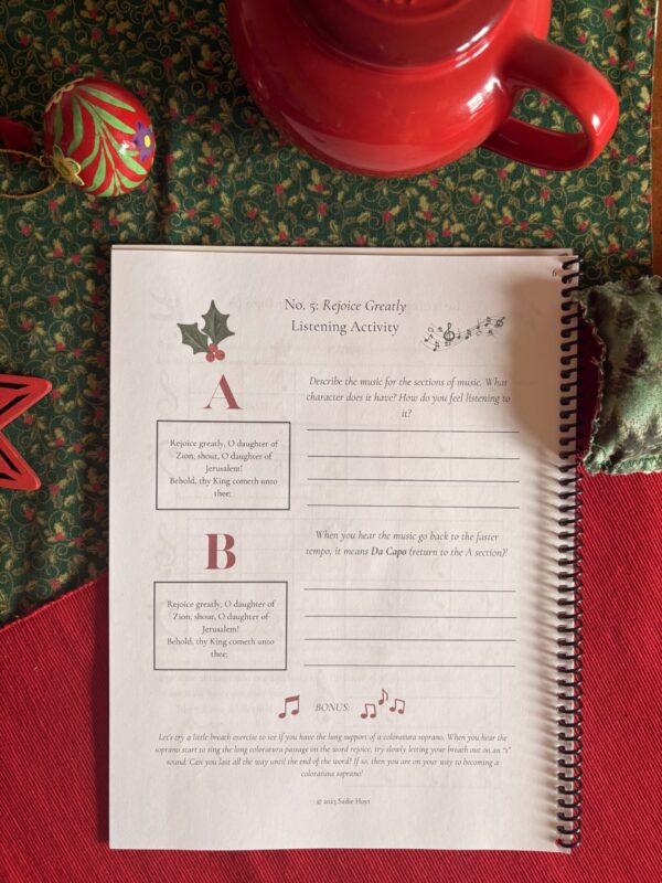 Handel's Messiah Activity Book - Image 2