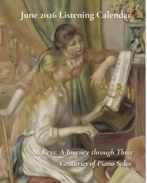 June Listening Calendar: 88 Keys
